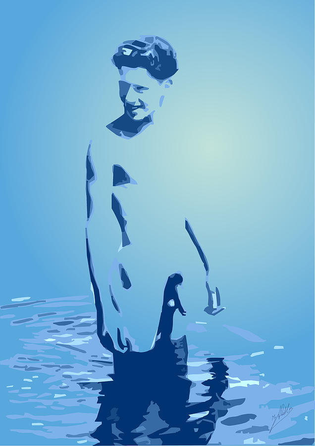 Blue Lagoon  Digital Art by Quim Abella