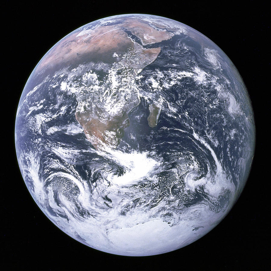 The Blue Marble Photograph by Apollo 17 Crew Member