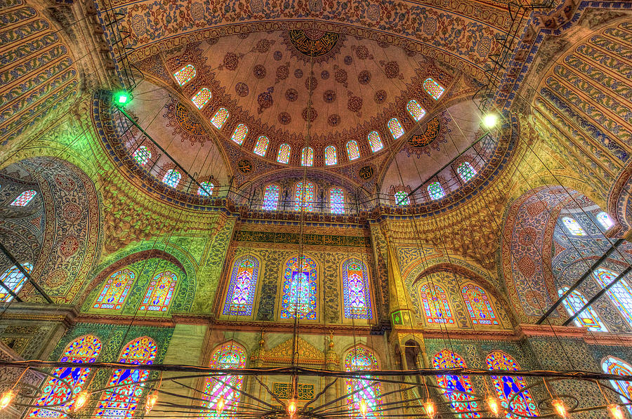 The Blue Mosque Istanbul Photograph by David Pyatt
