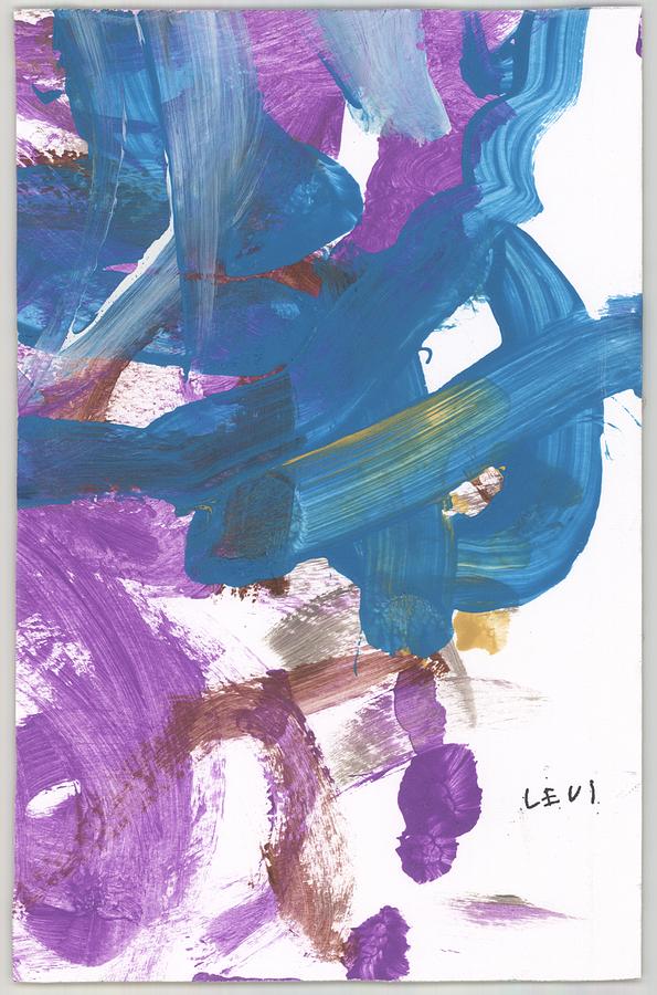 The Blue Quotient Painting by Levi
