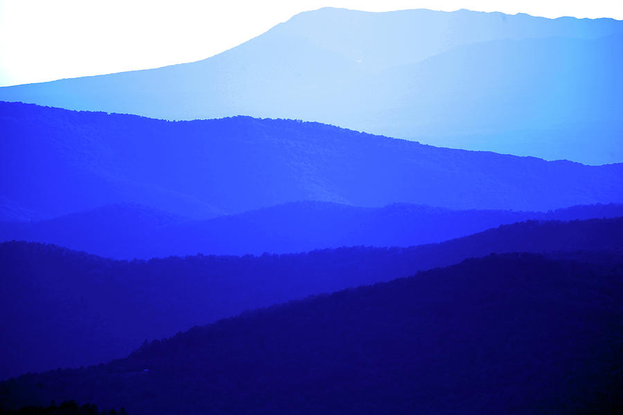 The Blue Ridge Mountains Photograph by Mitch Cat