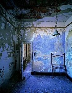 Blue Photograph - The Blue Room - Ellis Island by Stephen Wilkes Blue Photograph - The Blue Room - Ellis Island by Stephen Wilkes