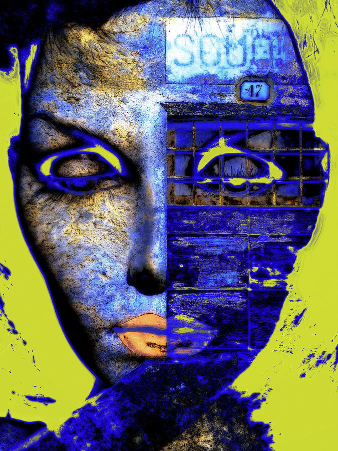The blue side Digital Art by Gabi Hampe