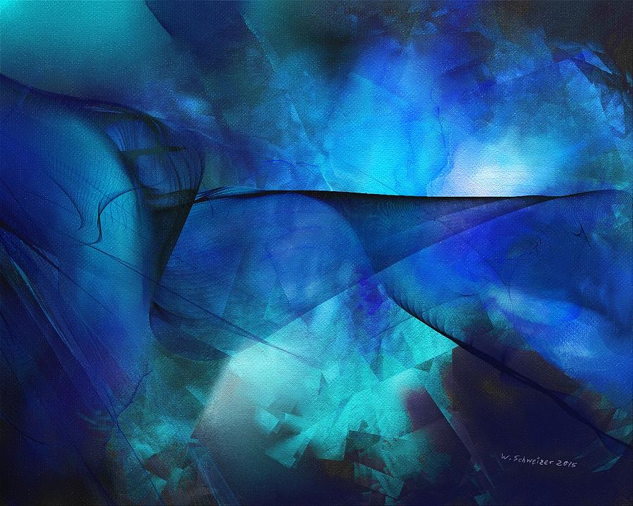 The Blue Sound Painting by Wolfgang Schweizer
