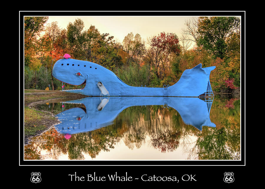 Tulsa Photograph - The Blue Whale on Route 66 - Catoosa Oklahoma by Gregory Ballos