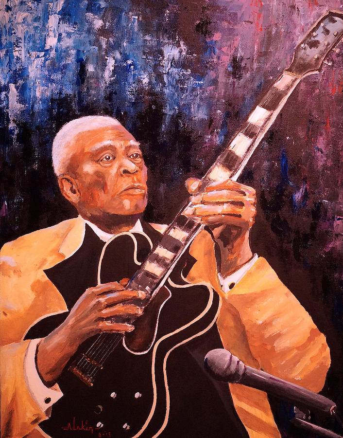 Blues Painting by Alan Lakin