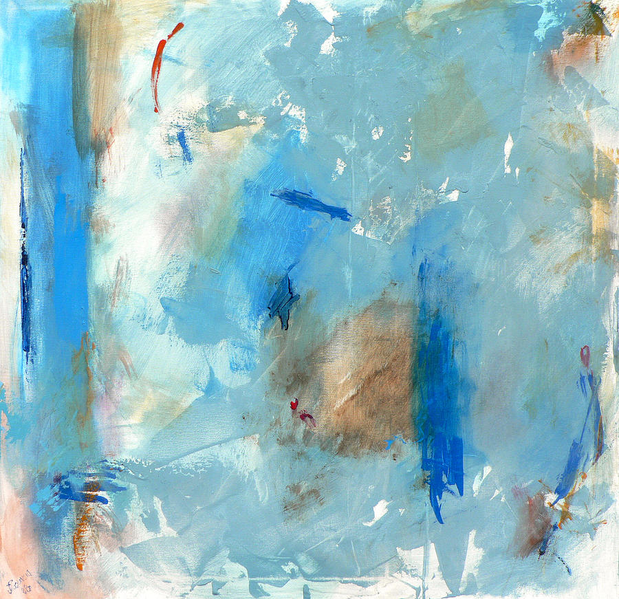 Abstract Painting - The Blues by Jacquie Gouveia Abstract Painting - The Blues by Jacquie Gouveia