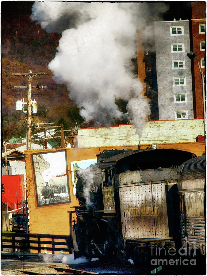 Train Photograph - The Blues Train  by Steven Digman