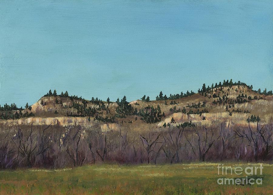 The Bluffs Painting by Rosellen Westerhoff