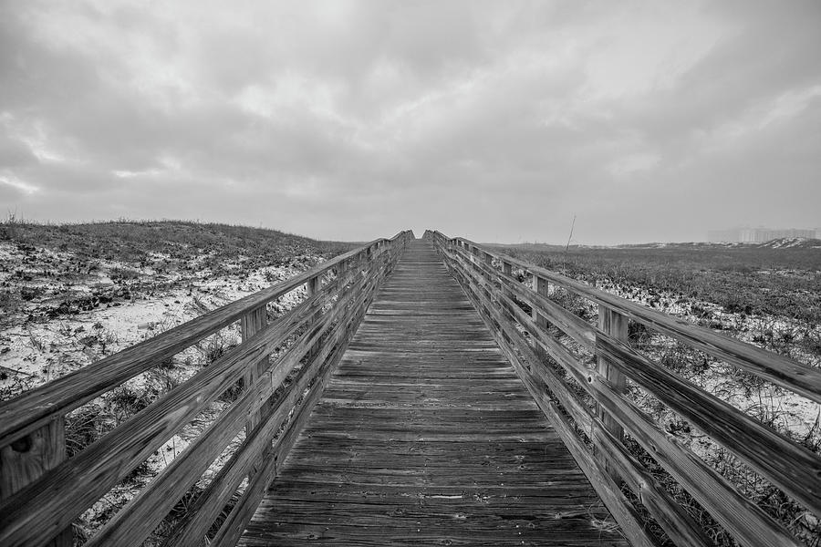 The Boardwalk to the Shore  Photograph by John McGraw