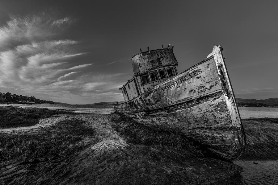 The Boat in Black and White Photograph by Don Hoekwater Photography