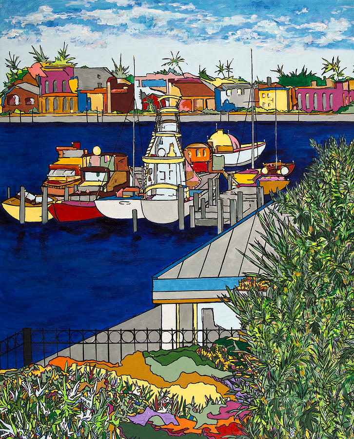 Boat Painting - The Boats by Robert Cawein