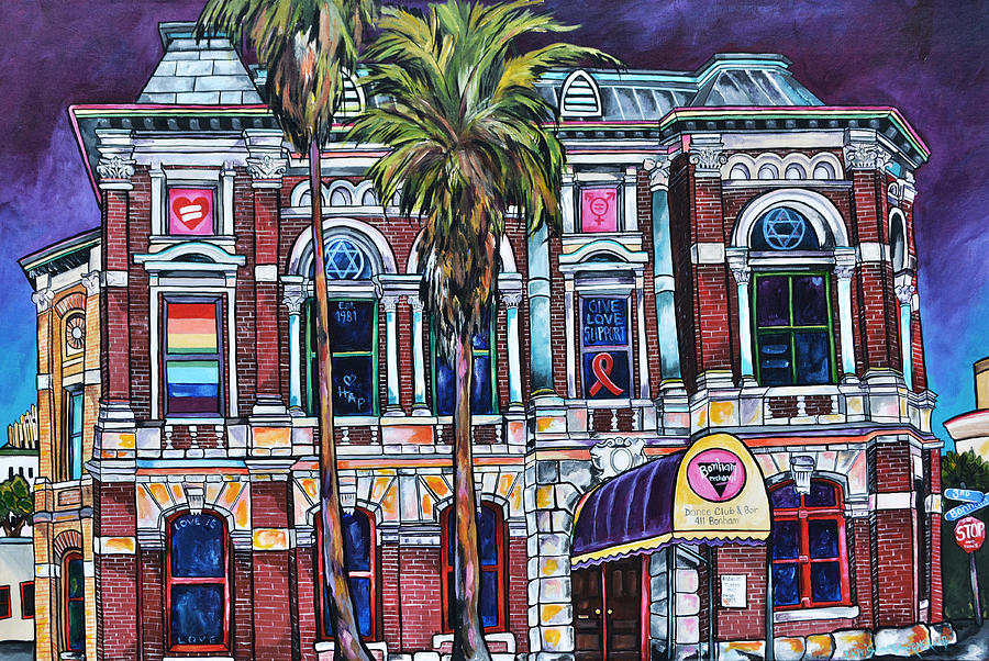 Downtown San Antonio Painting - The Bonham Exchange by Patti Schermerhorn
