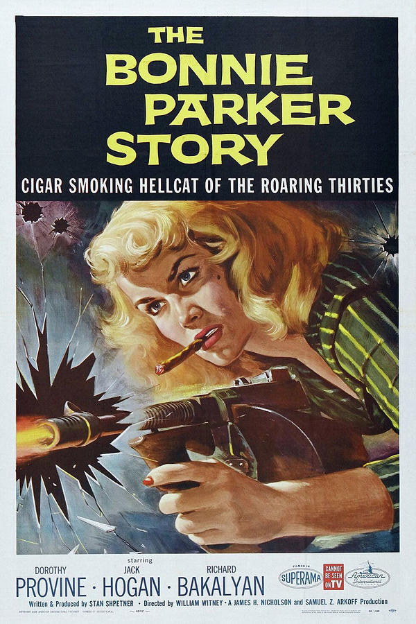 The Bonnie Parker Story 1958 Mixed Media by Movie Poster Prints