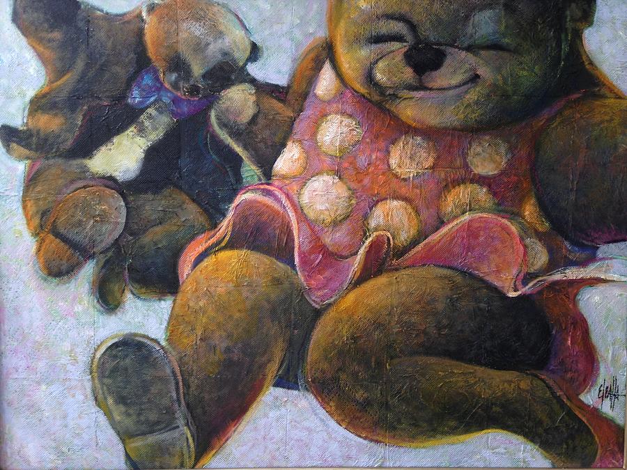 The Boogie Woogy Bears Painting by Eleatta Diver