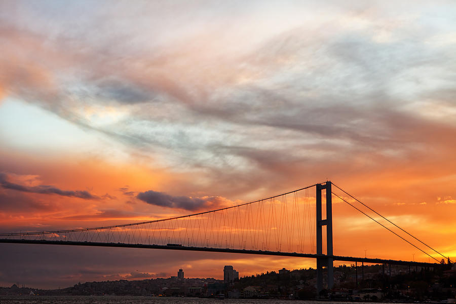 The Bosphorus Bridge Photograph by Robert Edmanson-Harrison