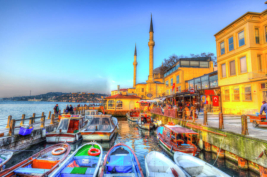 The Bosphorus Istanbul Photograph by David Pyatt