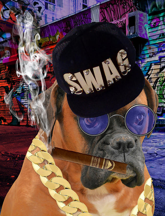 The Boss Boxer Mixed Media by Marvin Blaine