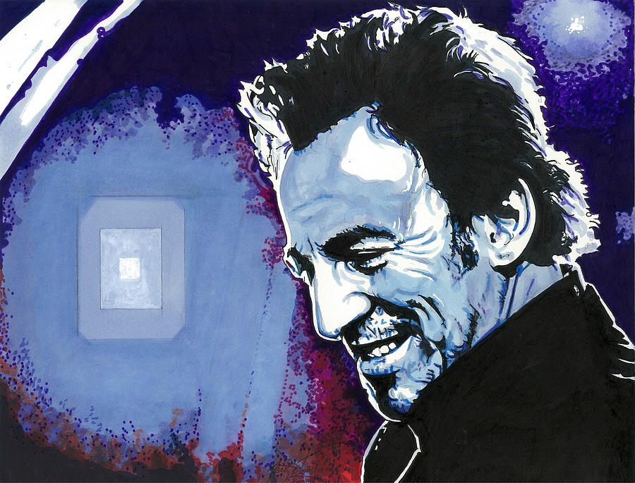 Bruce Springsteen Drawing - The Boss by Neal Portnoy