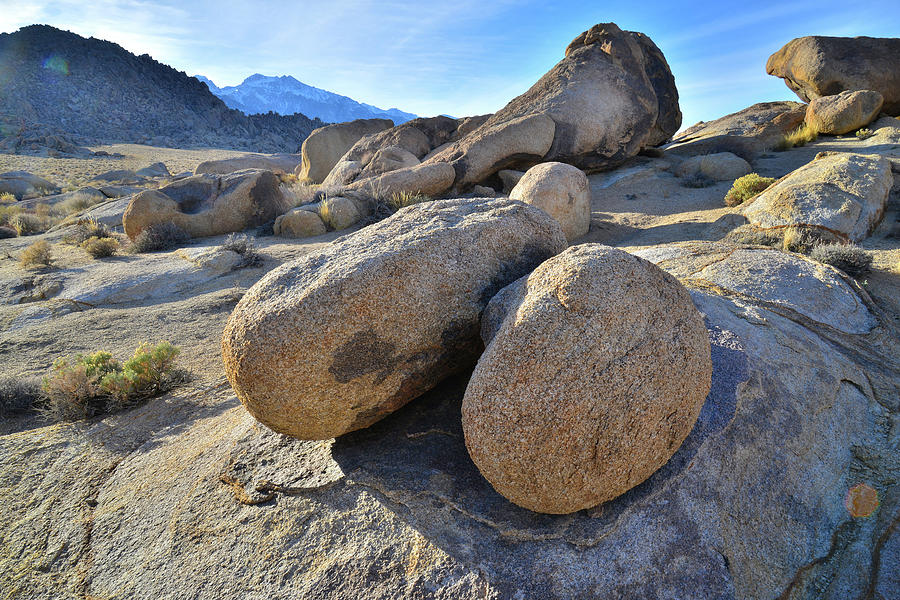 The Boulders Of The Alabama Hills At Sunset Photograph