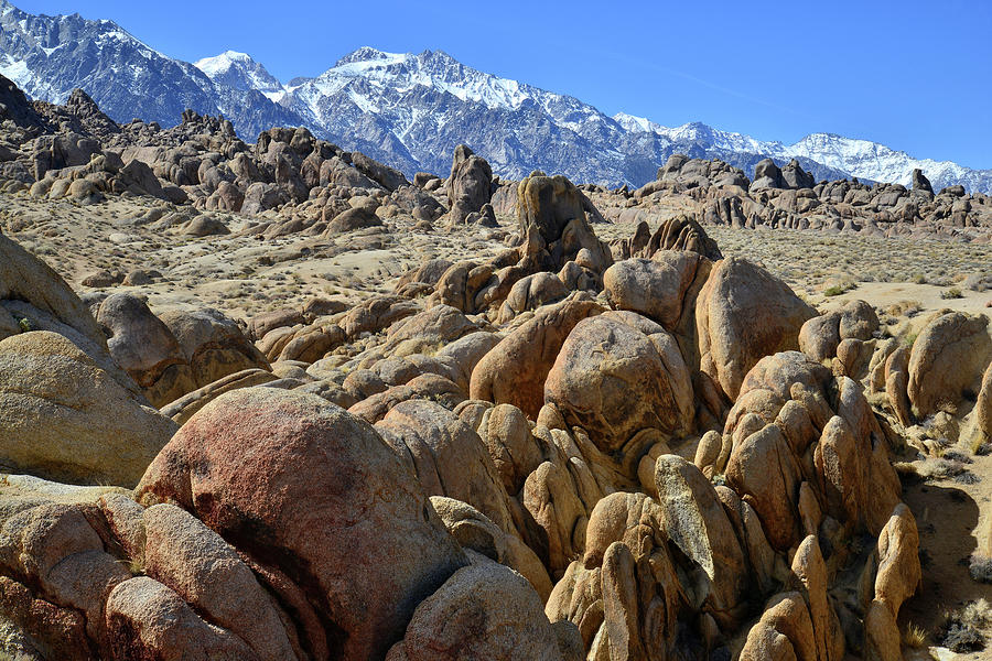 The Boulders of the Alabama Hills Near Lone Pine CA Photograph by Ray Mathis