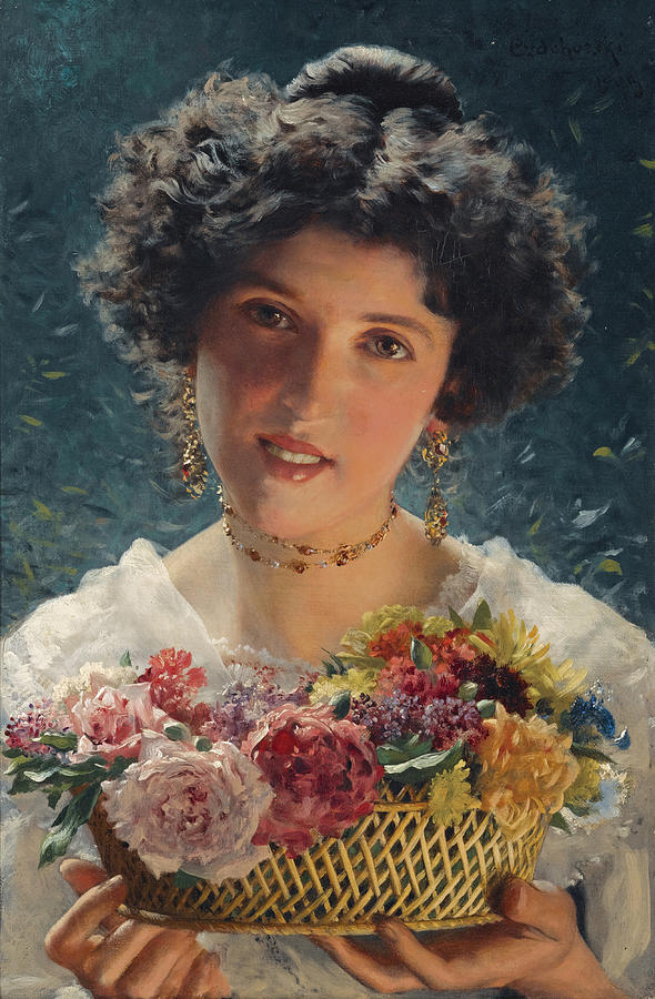 The Bouquet 2 Painting by Wladyslaw Czachorski