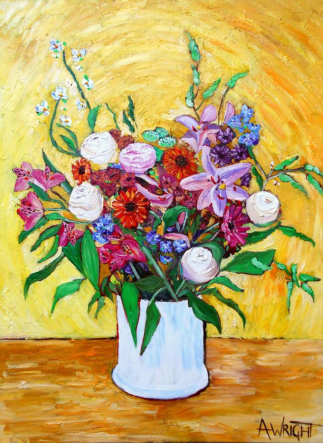 The Bouquet Painting by Angie Wright