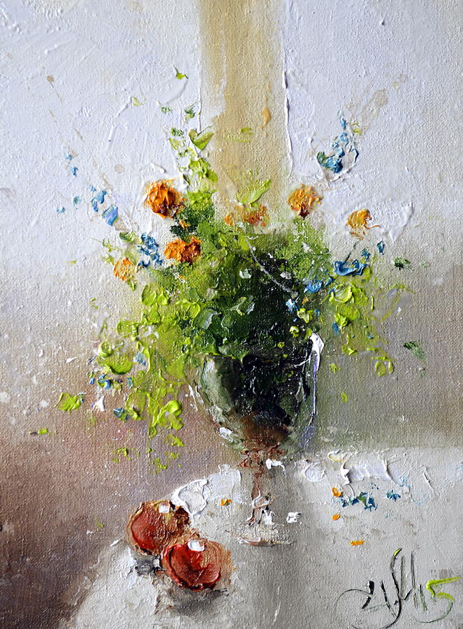 The bouquet for Beloved Woman Painting by Igor Medvedev