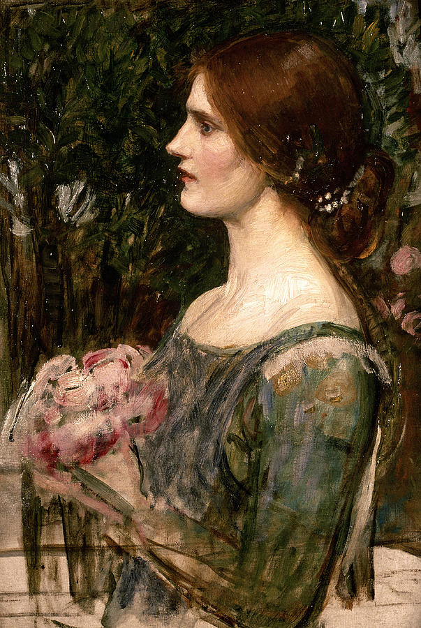 The Bouquet Painting by John William Waterhouse