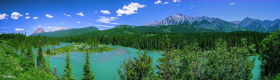Banff National Park Photograph - The Bow River Above Banff by Phil And Karen Rispin