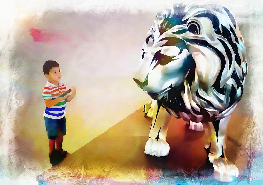 The Boy And The Lion 11 Photograph by Jean Francois Gil