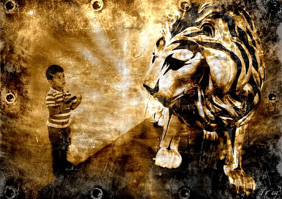 The Boy And The Lion 20 Photograph by Jean Francois Gil