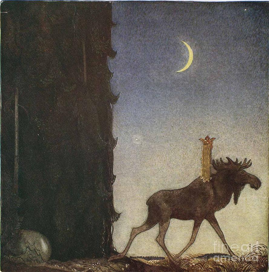 the boy and the trolls or The Adventure Painting by John Bauer