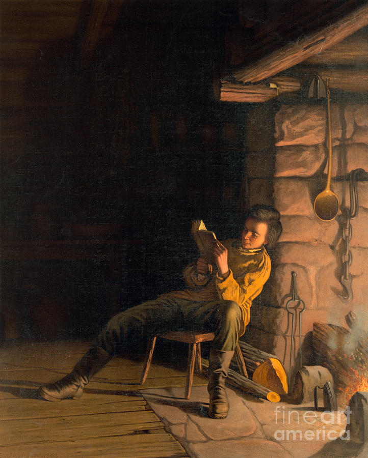 The Boyhood Of Lincoln Painting by Granger