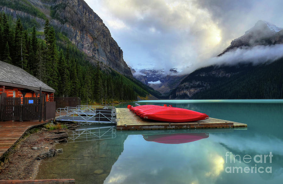 The Breathtakingly Beautiful Lake Louise III Photograph by Wayne Moran