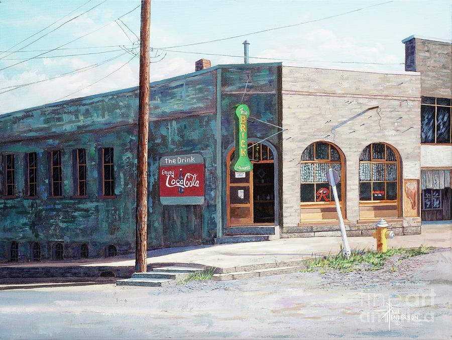 The Brick-roslyn, Wa Painting
