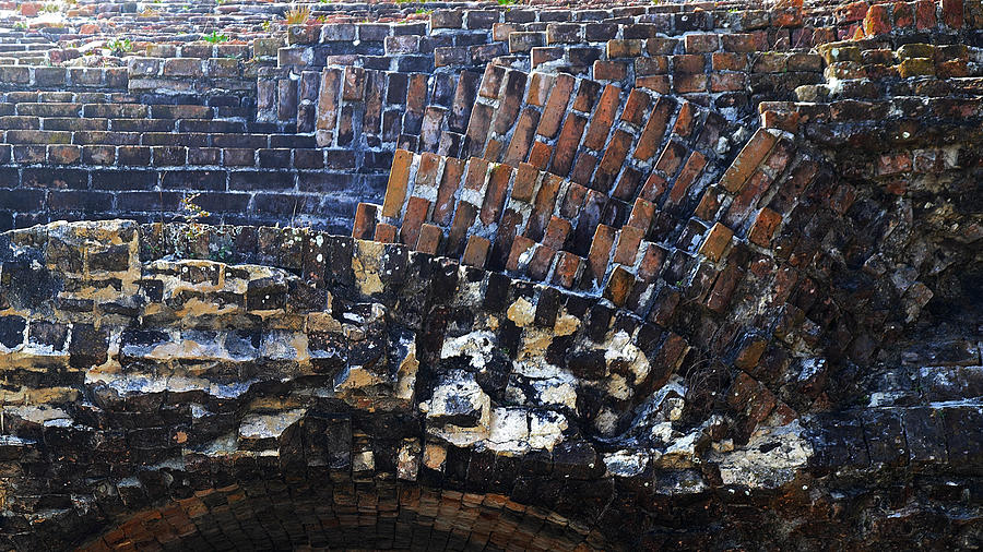 The Bricks of Ft. Pickens Photograph by George Taylor