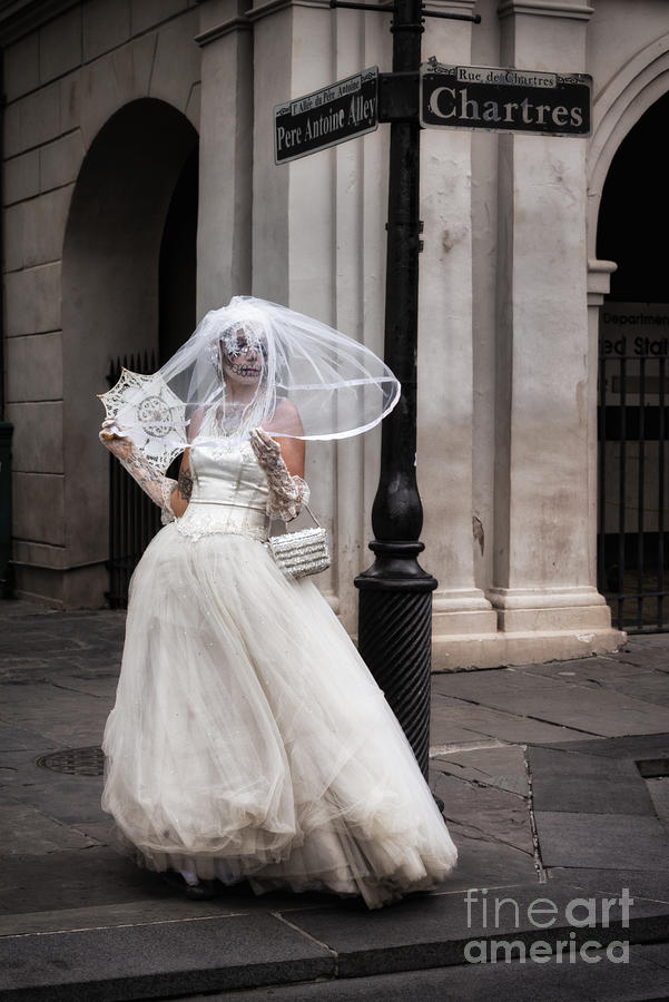 The Bride of Jackson Square Photograph by Jerry Fornarotto