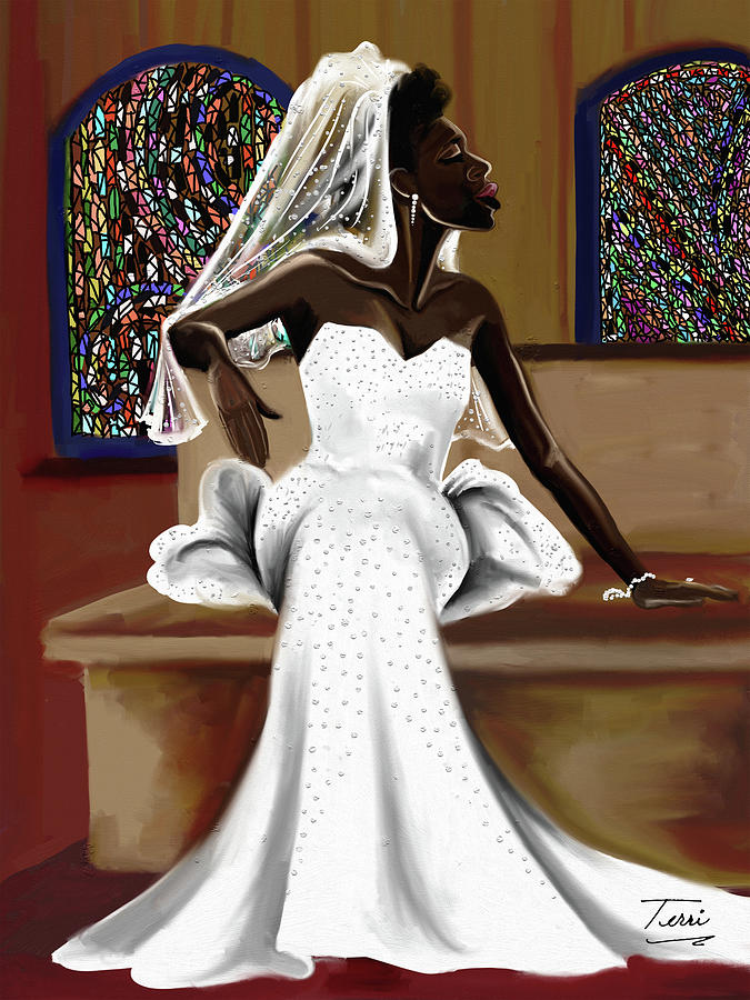 The Bride Digital Art by Terri Meredith