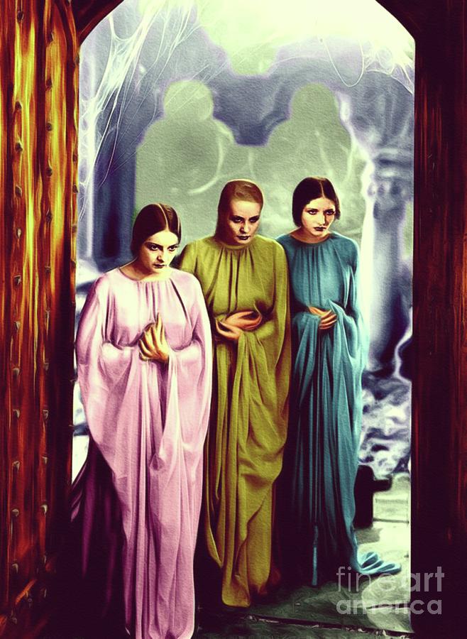 The Brides of Dracula Painting by Esoterica Art Agency