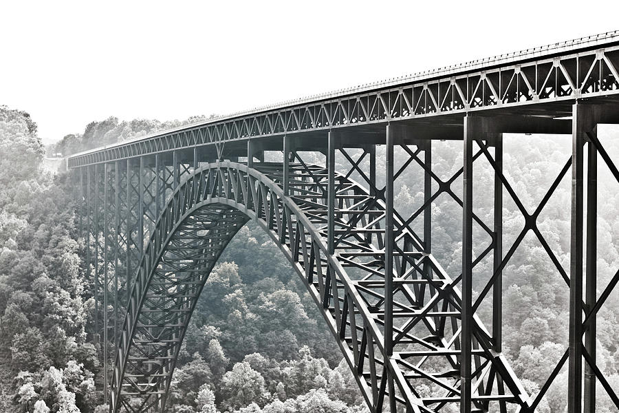 The Bridge B/W Photograph by Daniel Houghton