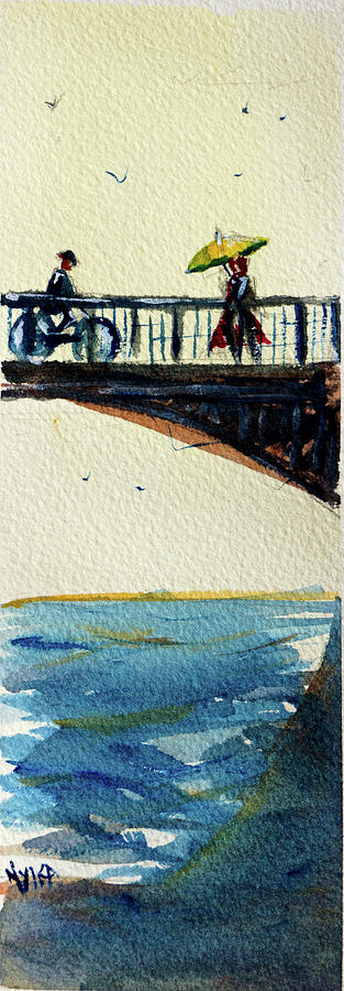 The Bridge Painting by James Nyika The Bridge Painting by James Nyika