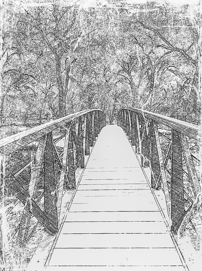The Bridge Digital Art by Jonathan Nguyen