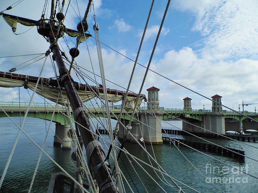 The Bridge of Lions From El Galeon Photograph by D Hackett