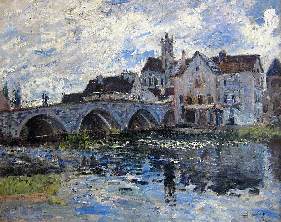 The Bridge of Moret Painting by Alfred Sisley