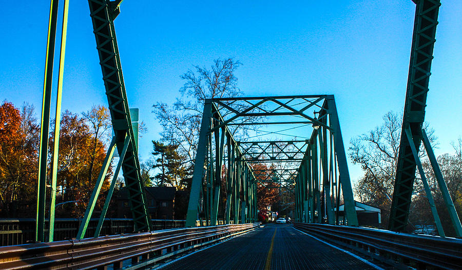 The Bridge over the Delaware River Belvidere New Jersey Photograph by William E Rogers Fine