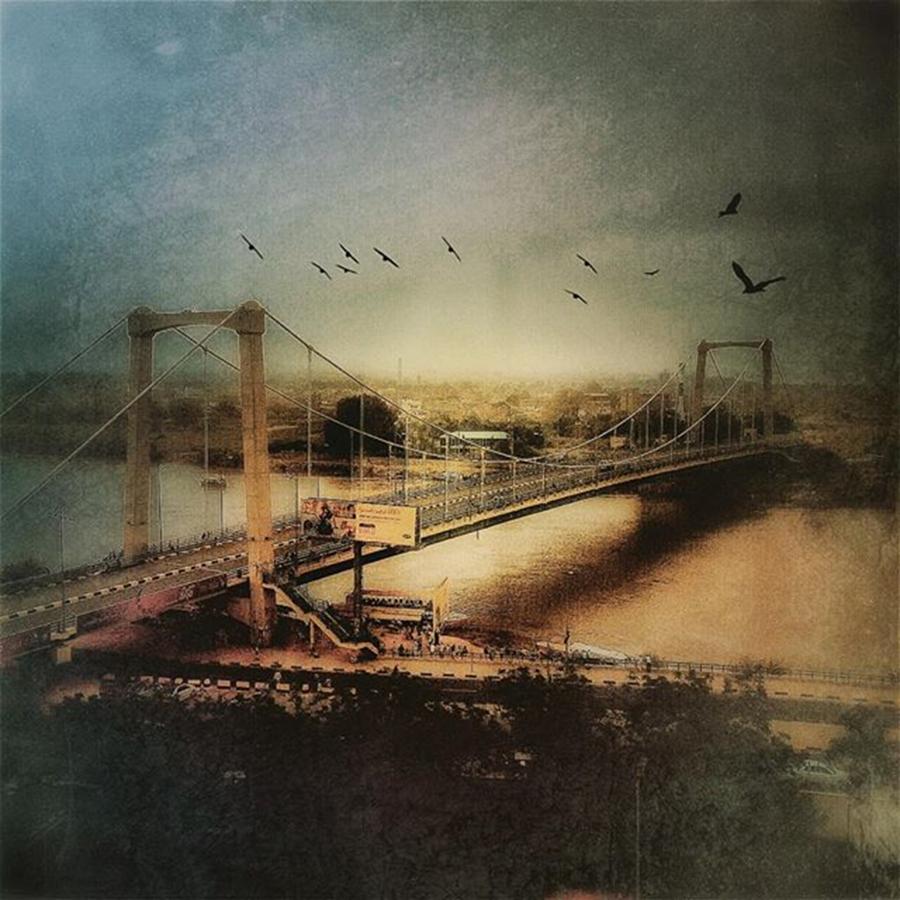 Bridge Photograph - The #bridge Over The Nile #snapseedapp by Roberto Pagani
