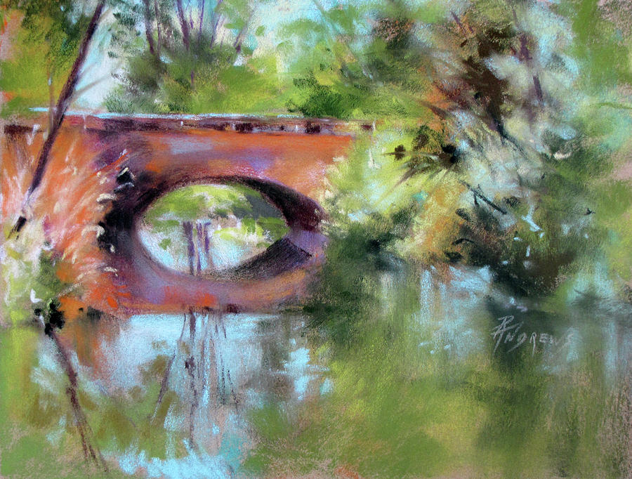 The Bridge, Saint Germaine Painting by Rae Andrews