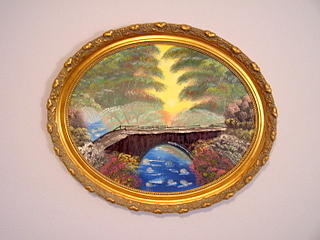 Landscape Painting - The Bridge by Sheldon Morgan