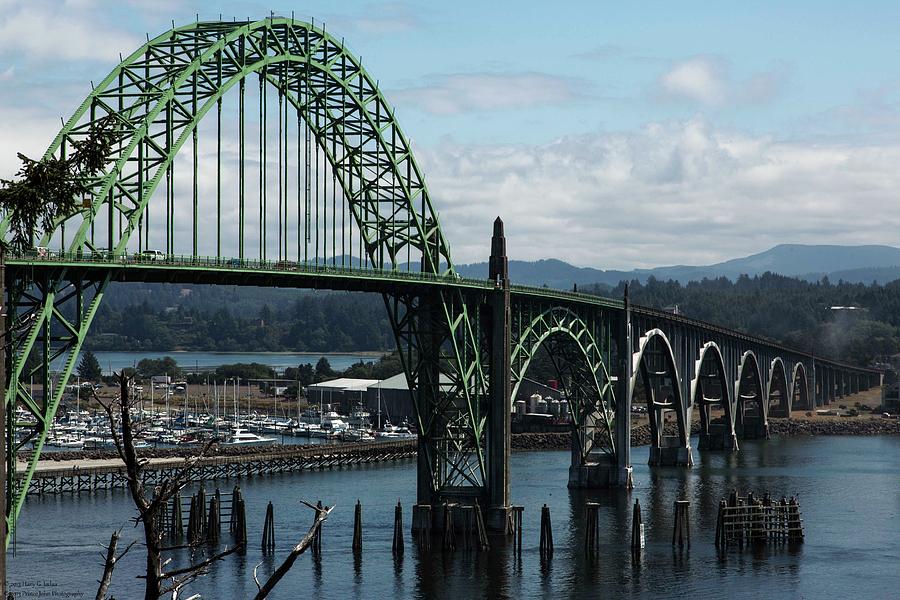 The Bridges Of Oregons Coast - The Alsea Bay Bridge  Photograph by Hany J